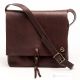 DAFNE Sac bandoulière pour femme en cuir véritable fabriqué à la main