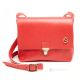 DIANA Sac bandoulière sac bandoulière femme en véritable cuir artisanal rouge