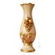 MAGNIFIQUE VASE en céramique artistique de style baroque avec détails en or 24 carats Fabriqué en Italie