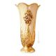 VASE À FLEURS Céramique artistique de style baroque avec détails en or 24 carats Fabriqué en Italie