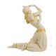 DANSE ORIENTALE Figurine en porcelaine Capodimonte faite à la main Made in Italy