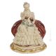 DAME À LA COLOMBE Statue figurine Capodimonte porcelaine faite à la main en Italie