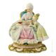 STORYTALE TIME Statuette figurine en porcelaine de Capodimonte faite à la main en Italie