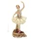 DANSEUSE GISELLE Statuette figurine en porcelaine de Capodimonte faite à la main en Italie