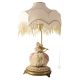 DAMES AU VIOLON - LAMPE Lampe de table en porcelaine de Capodimonte Made in Italy