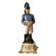ARMOURMAN Statue faite à la main en porcelaine de Capodimonte Made in Italy