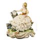 PEINTURE EXTÉRIEURE Statue Figurine en porcelaine de Capodimonte faite à la main en Italie