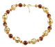 VENISE Collier Collier Authentique Verre de Murano Feuille d'Or 24 carats Murrine Filigrane