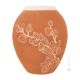 VASE ORCHIDÉE Authentique vase piémontais en céramique réalisé et décoré à la main Made in Italy