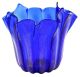 Pièce maîtresse côtelée en or faite à la main, vase en verre de Murano, feuille d'or, Venise faite à la main