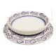 Collection CEFALÙ Set Plats de Service Vaisselle en Céramique Faite à la Main Fabriqué en Italie Sicile