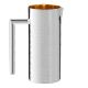 CRUCHE À EAU DROITE Carafe spéciale Carafe Plaqué Or Argent Fait Main Fabriqué en Italie 1,5l