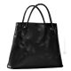 FOGLIE Sac bandoulière shopper pour femme en cuir véritable fabriqué à la main avec feuilles en relief
