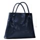 FOGLIE Sac bandoulière shopper pour femme en cuir véritable fabriqué à la main avec feuilles en relief