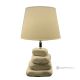 LAMPE en pierre de marbre, abat-jour en pierre naturelle authentique, design moderne, fait main.