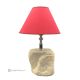 LAMPE en pierre de marbre, abat-jour en pierre naturelle, design moderne, fait main.