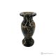 VASE, amphore en authentique marbre noir Michel-Ange, fait main, design exclusif.