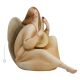 ANGE AVEC LUT Figurine en porcelaine de Capodimonte faite à la main Fabriqué en Italie