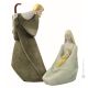 SAINT JOSEPH - MADONNA Figurine en porcelaine de Capodimonte faite à la main Fabriqué en Italie