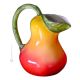 POIRE CRUCHE Carafe carafe créations originales en céramique artistique Made in Italy