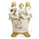 CHERUBI AL POZZO Figurine en porcelaine de Capodimonte faite à la main Fabriqué en Italie