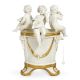 CHERUBI AL POZZO Figurine en porcelaine de Capodimonte faite à la main Fabriqué en Italie