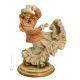 APRIL WIND Figurine en porcelaine de Capodimonte faite à la main Fabriqué en Italie