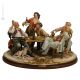 BIG CARD GAME Figurine en porcelaine de Capodimonte faite à la main Made in Italy