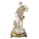 VENDEUR DE FRUITS Figurine figurine Capodimonte porcelaine faite à la main Made in Italy