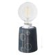 BOLLE Lampe de table abat-jour artistique en céramique piémontaise réalisée et décorée à la main authentique Made in Italy 