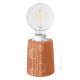 BOLLE Lampe de table abat-jour artistique en céramique piémontaise réalisée et décorée à la main authentique Made in Italy rouge