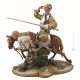 DON QUICHOTTE DE MANCHA Capodimonte figurine en porcelaine faite à la main Made in Italy