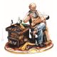 PINOCCHIO ET GEPPETTO Figurine figurine Capodimonte porcelaine faite à la main Made in Italy