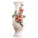 VASE en céramique artistique de style baroque avec détails en or 24 carats Fabriqué en Italie