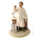 Statue OCULISTE figurine en porcelaine de Capodimonte faite à la main Made in Italy