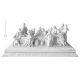 LA DERNIÈRE CÈNE Figurine en porcelaine de Capodimonte faite à la main Fabriqué en Italie