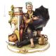 UMBRELLA MAKER Figurine en porcelaine Capodimonte faite à la main Made in Italy