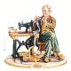 TAILOR Statue figurine Capodimonte porcelaine faite à la main Made in Italy