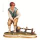 GOLFER Statue figurine Capodimonte porcelaine faite à la main Made in Italy
