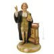 Statue d'AVOCAT faite à la main en porcelaine de Capodimonte Made in Italy