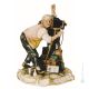 PHOTOGRAPHE Figurine en porcelaine de Capodimonte faite à la main Fabriqué en Italie