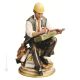 ELEKTRIKER Figurine en porcelaine Capodimonte faite à la main Fabriqué en Italie