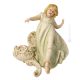 WALL ANGEL Statuette figurine en porcelaine de Capodimonte faite à la main en Italie