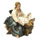 VIERGE MARIE AVEC ENFANT JÉSUS Statue figurine Capodimonte en porcelaine faite à la main en Italie