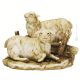 Statue de MOUTON figurine en porcelaine de Capodimonte faite à la main fabriquée en Italie
