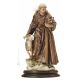 SAINT FRANCIS Statue figurine Capodimonte porcelaine faite à la main en Italie