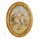 CHERUBONS AVEC ROSES Tableau bas-relief en porcelaine de Capodimonte Made in Italy