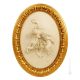 CHERUBINS AUX RAISINS Tableau bas-relief en porcelaine de Capodimonte Made in Italy