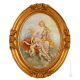MUSIQUE ALLEGORIQUE Tableau bas-relief en porcelaine de Capodimonte Fabriqué en Italie