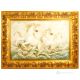 CHEVAUX COURANTS Tableau bas-relief en porcelaine de Capodimonte Made in Italy